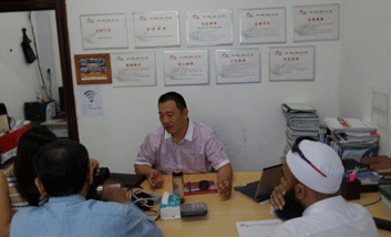 2014年9月22日来厂参观的巴基斯坦客户